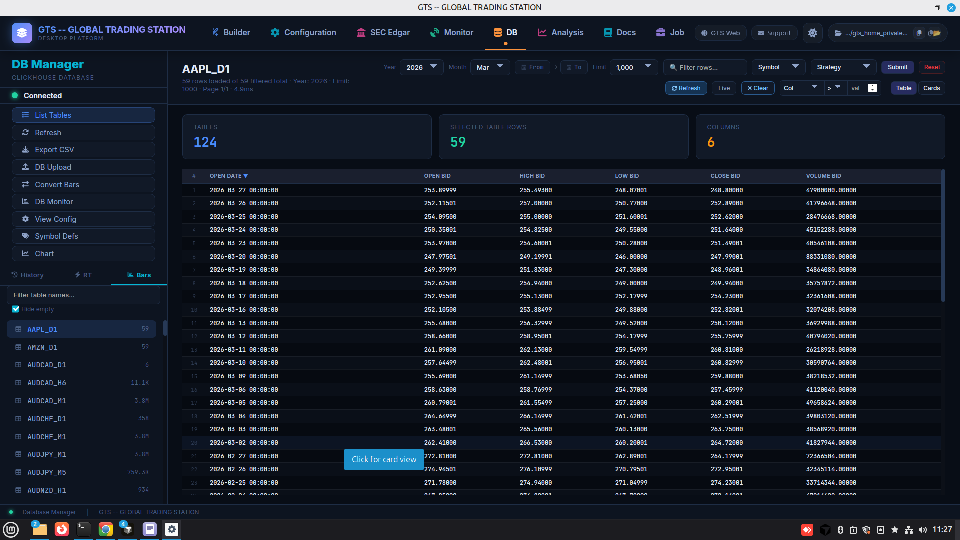 ClickHouse DB Manager